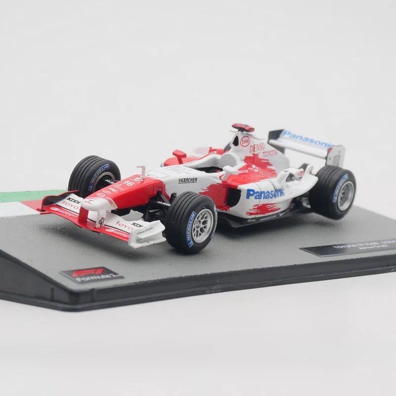 Литой-под-давлением-ixo-масштаб-1-43-toyota-tf104b-2004-jarno-trulli-f1-гоночная-модель-автомобиля-из-сплава-Коллекционная-игрушка-в-подарок-сувенирный-дисплей-орнамент