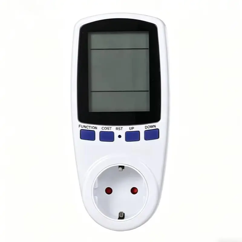 For EU Plug Overload Protection 7 Display Models 220V Digital LCD Power Meter Wattmeter Socket Wattage Kwh Energy Measuring