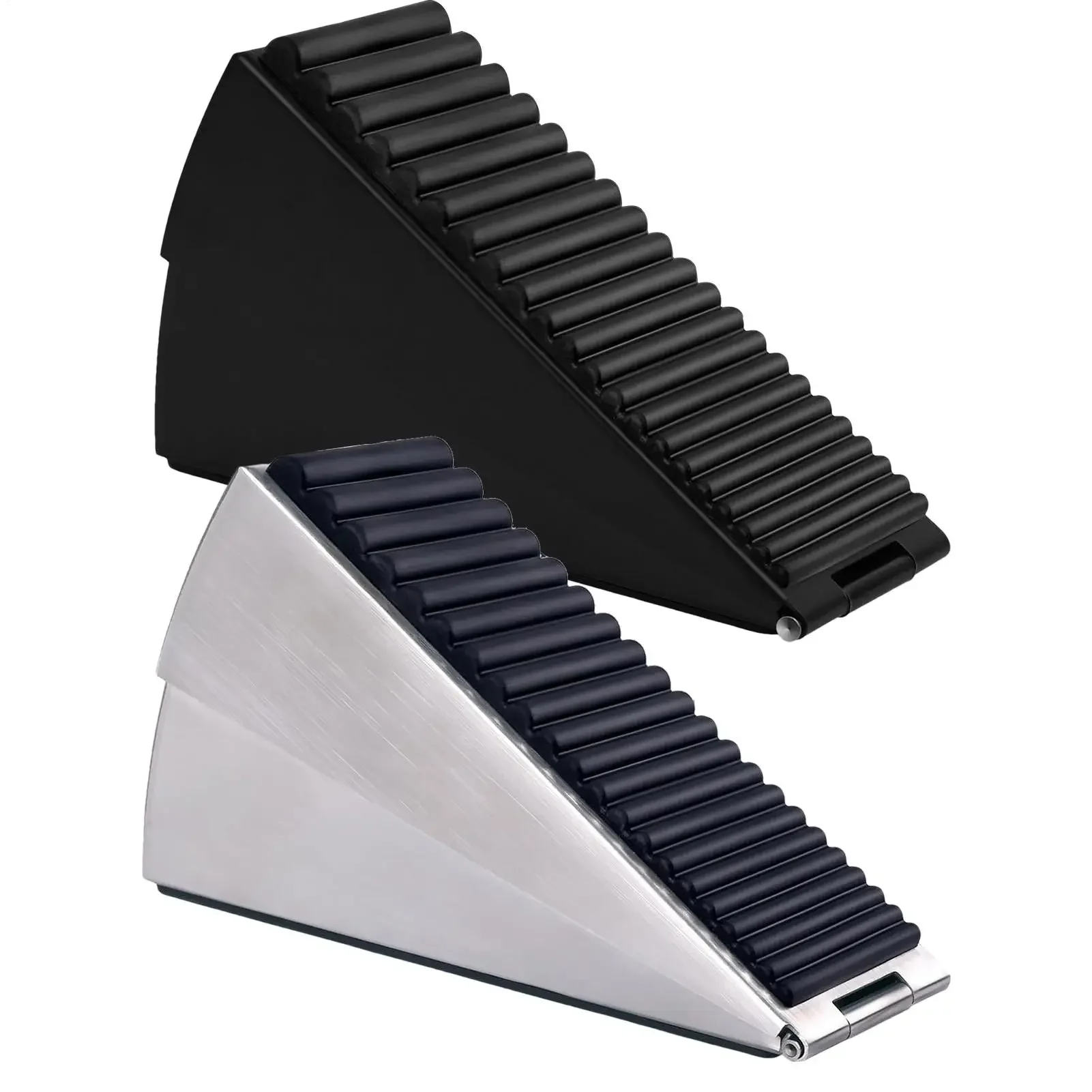 

Heavy Duty Door Stopper Height Adjustable Spring Loaded Wedge Door Rear Retainer Non-Slip Door Stop for Home Office dodgers