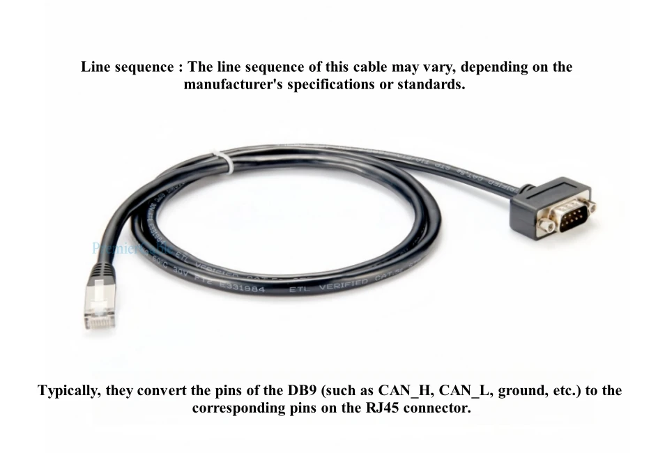 USB-zu-CAN-II-Sub-DB9-zu-RJ45-Adapterkabel, CAN-Bus-zu-Cat5e-Ethernet-Gateway-Kabel für CANopen-Controller, SPS, CAN-Analysator – Detail 4