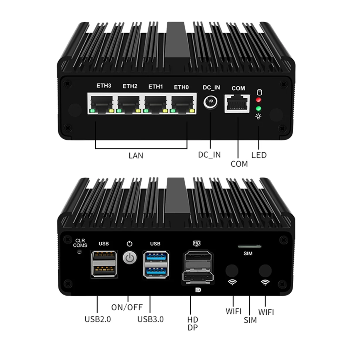 الجيل الثاني عشر Intel N100 الصلبة مايكرو نوع بدون مروحة دقيقة IPC 4x I226-V 2.5G N6000 VPN جدار الحماية راوتر Proxmox الأجهزة الولايات المتحدة التوصيل