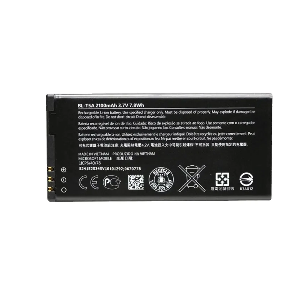 

New BL-T5A Battery for Nokia Microsoft Lumia 550 730 735 738 RM1038 RM1040 Cell Phone