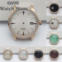 40mm bubble crystal case 35MM dial NH35/36/38 case 50M waterproof steel watch accessories for cocktail watches watch accessories