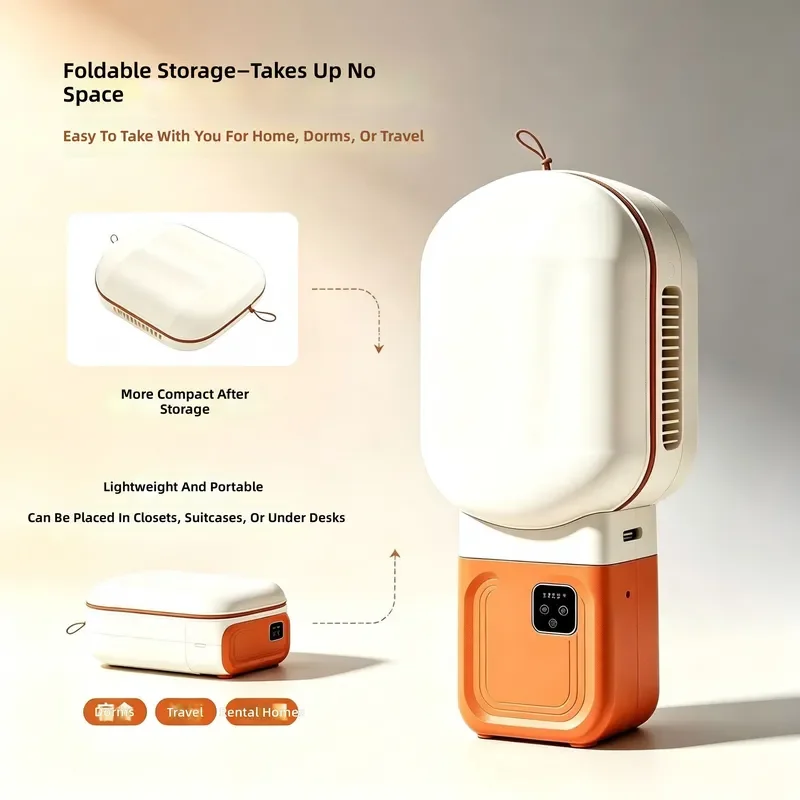 for Travel 3-in-1 Dryer Book Shoe Heater Quick Drying Portable Warmer for Dormitory Home Use Compact Electric Air Circulator