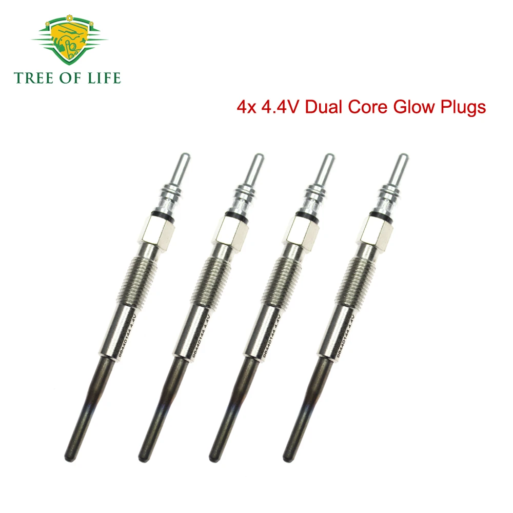 

4x New 4.4V Dual Core Heater Glow Plugs 4805511 For Opel Vauxhall Antara A (L07) 2.0 CDTI 2006-2017 Fits Daewoo Tosca 2.0 TDCi