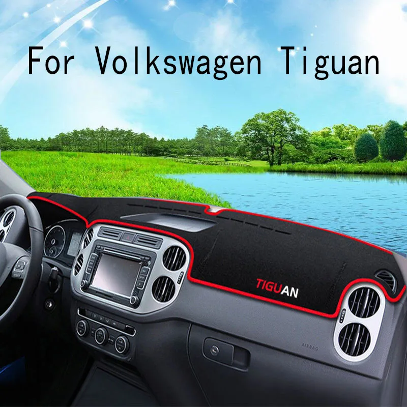 

For Volkswagen Tiguan Light Blocking Pad Non-slip Mat Thermal Insulation Sunshade Pad Central Dust Sun Car Interior