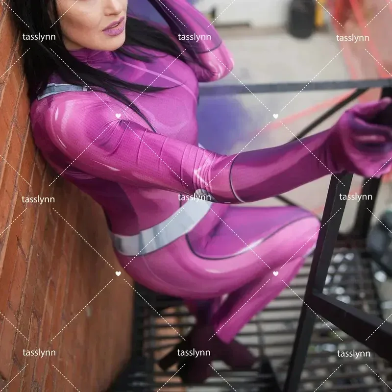 Kostum NewMovie & TV Totally Spies Clover Ewing Samantha Simpson Alexandra Jerry Cosplay untuk Wanita Jumpsuit Spandex20c;5,v'8.