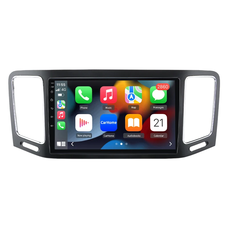 Junsun Wireless CarPlay Android 15 Autoradio für VW Volkswagen Sharan Seat Alhambra 7N 2012-2018 GPS-Navigation Multimedia-Player WiFi 4G DSP RDS Bluetooth FM AM IPS Touchscreen Autoradio Stereo Head
