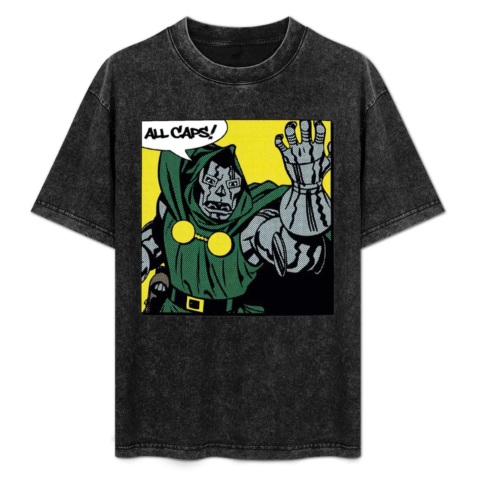 

ALL CAPS T-Shirt cute tops Personalized t-shirt designer shirts Clothing slim fit t shirts for men