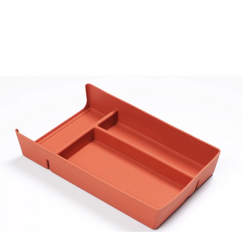 For Geely Galaxy M9 2025 Central Control Armrest Box Storage Box Non slip Silicone Pad Interior Supplies