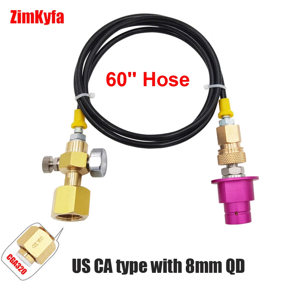 New Soda Quick Connect Terra DUO Art to External Co2 Tank Adapter W/1.5M or 0.9M Hose Kit Fit Sodastream