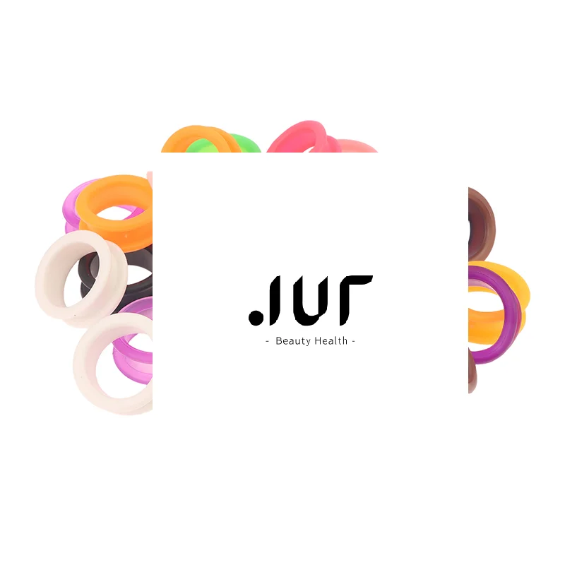 

10Pcs Professional Barber Hair Shears Scissors Finger Rings Grips Inserts Soft Silicone Ring For Salon Barbers