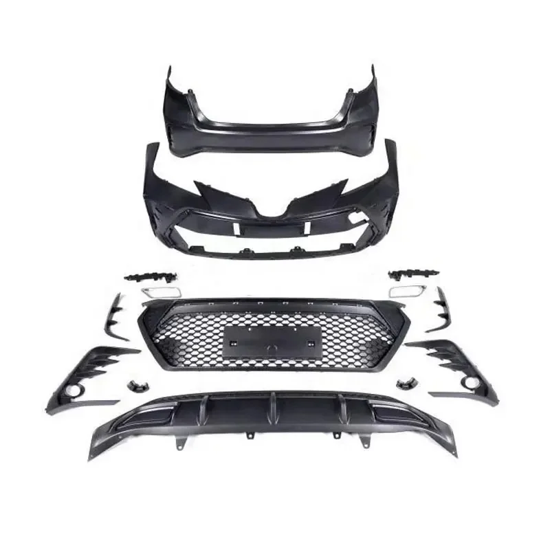 

New Car Body Kit Front Bumper Rear Bumper Grille for Toyota Corolla 2019-2021 Auto Parts Car Bumpers
