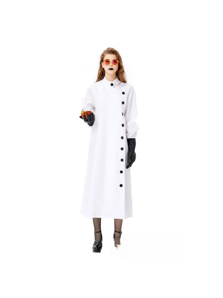 Disfraz de loween de Doctor Malvado, orme Ensanentado de Zombie para Hombre, Traje de Actuación para Juego de Rol, A...