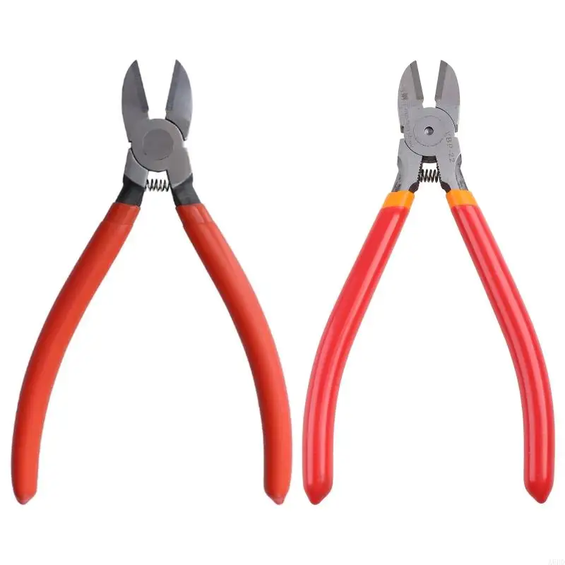 A6HD Super Fino Fino Nariz Plier 5/6 polegadas Aço/Ferro Corte Tungstênio Laranja Aço
