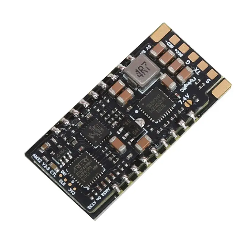 FBIL-Gold Sealed AM32 ESC V2.5 75A Brushless Onboard BEC For Enhanced Control In RC Drone, Airplane, And RC Crawler