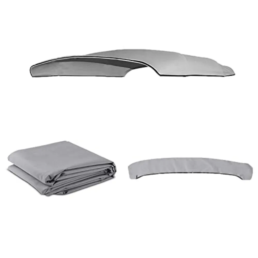 

Bimini Top Replacement Canvas Cover Bimini Top Replacement Cover for Boat with Storage Boot600D Anti-UV Waterproof Bimini Top C