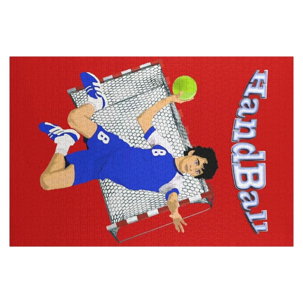 Handball player in blue outfit Jigsaw Puzzle Anime Christmas Toys Name Wooden Toy Puzzle