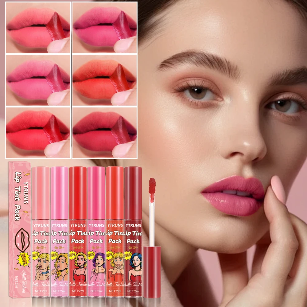 6가지 색상 보정 립스틱 - 다크 립, 모든 피부톤용 컨실러 & 누드 립 메이크업 스틱, 오래 지속되고 건조하지 않은 포뮬러