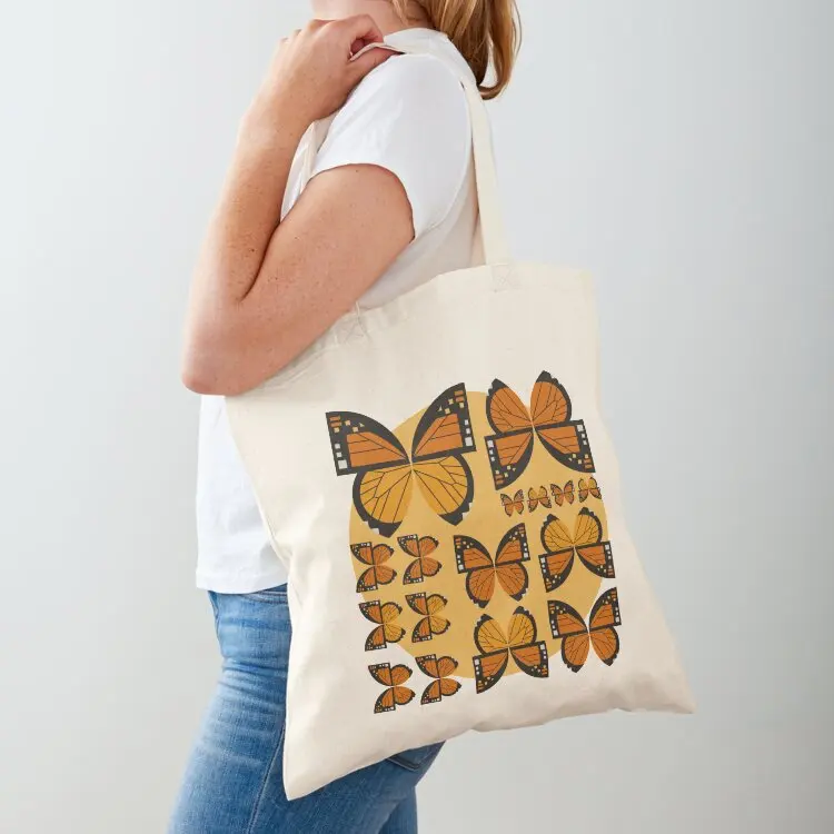

Monarch butterfly (Danaus plexippus) Tote Bag foldable reusable bag tote bag men shopping cart bags shopper women canvas