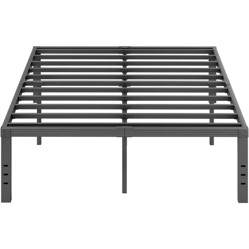 18 Inch High Metal Full Size Bed Frame, Platform Bed Frame Full Size No Box Spring Needed, Easy Assembly, Noise