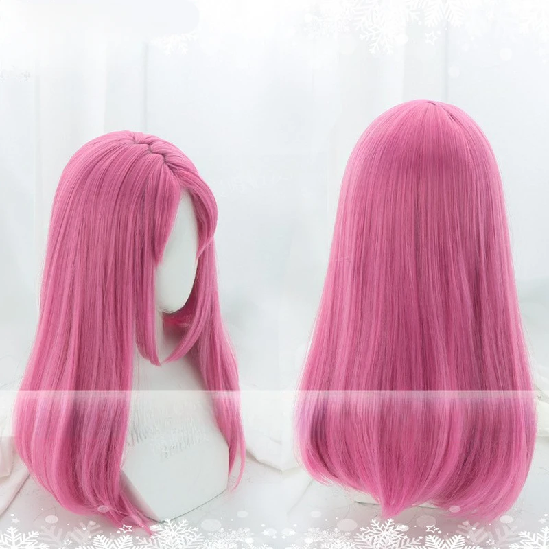 Perruque de Cosplay Diavolo Rose Longue et Lisse pour Femme, Accessoire de Costume, Degré de Chaleur, Chaîne Jo's Ives Arre Adventure Golden Wind