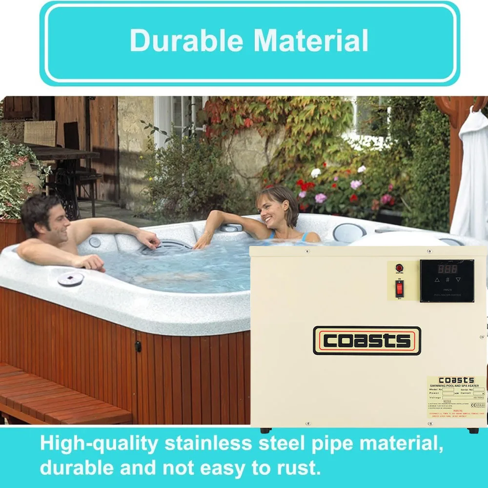 

18 кВт водонагреватель для бассейна и термостат для ванны 220 В/240 В/380 В абсолютно новый водонепроницаемый сенсорный экран