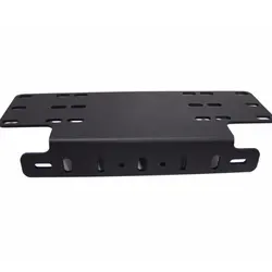 Amortecedor dianteiro do carro Número License Plate Bracket Frame, LED Trabalho Montagem Light Bar Titular, Caminhão Automóvel Dirigindo Acessórios