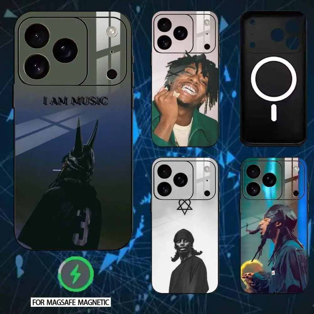 

Playboi C-Carti Rapper Phone Case For iPhone 17/16/15/14/13/12/Plus/Pro/Max for Magnetic Wireless Charging