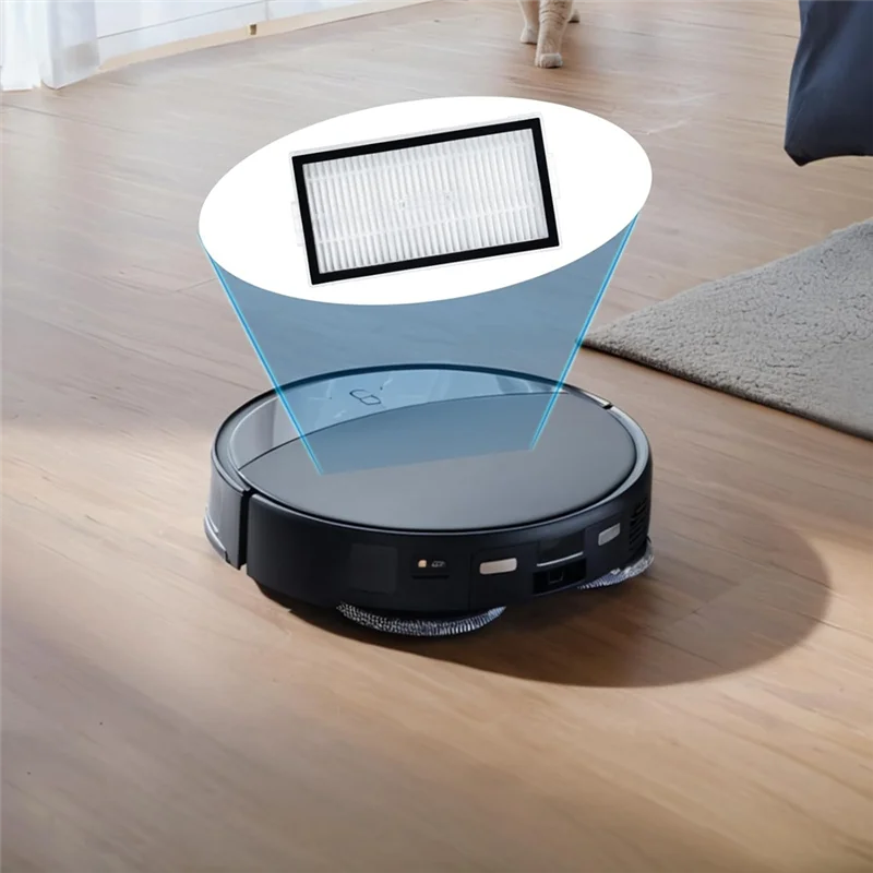 YCOC-4 عبوة بديلة لفلتر HEPA لملحقات المكنسة الكهربائية Roborock Saros 10R