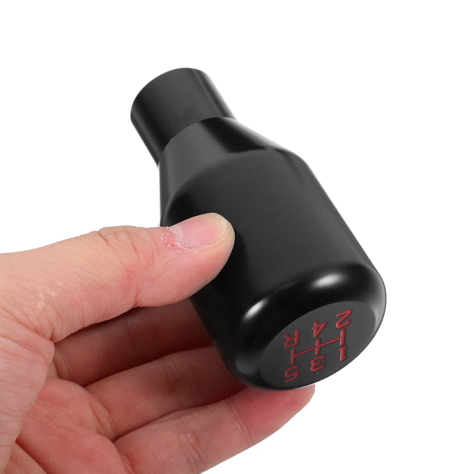 Aluminum Alloy Universal Manual Gear Knob 5-Speed Direct Fit Car Shifter Replacement Sleek Design Exquisite Interior Enhancement