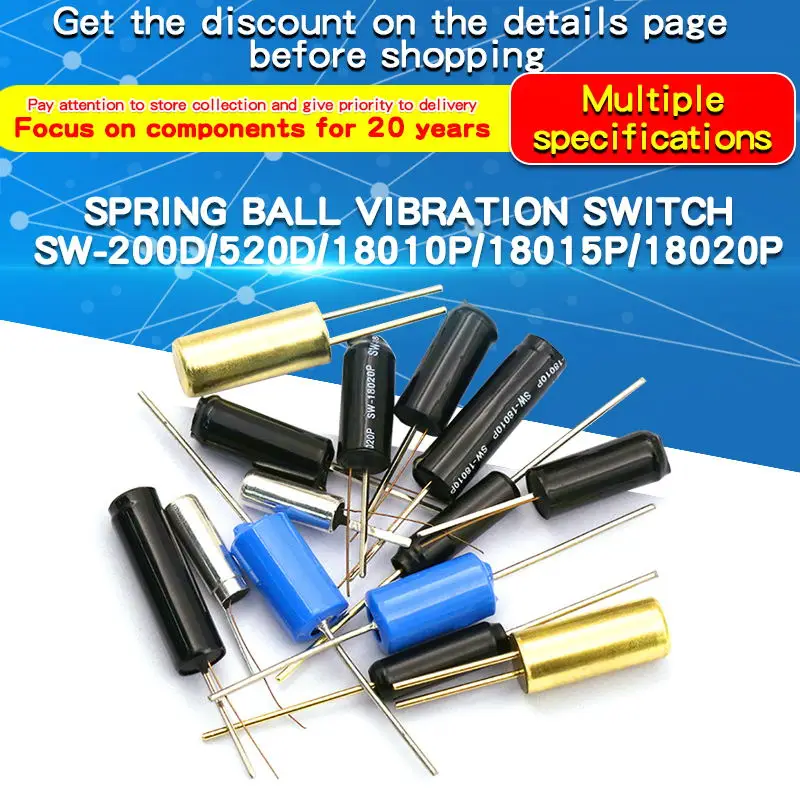 1PCS Vibration Switch SW-200D/520D/18010P/18015P/18020P Highly Sensitive Vibration Switch 2708 Sensor