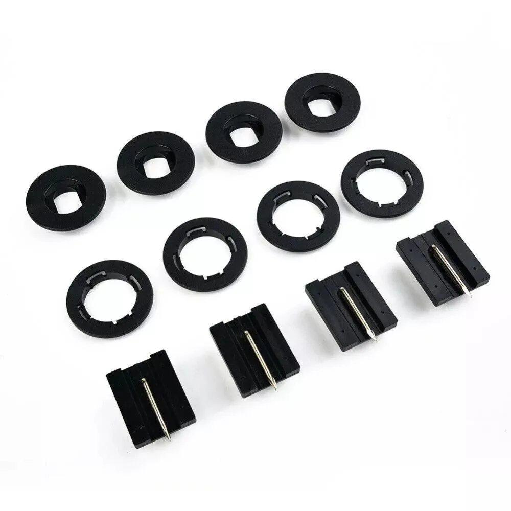 4Pcs Universal Carpet Clip Retainer Durable Anti-slip Buckle Grips for Alfa Romeo 159 Giulietta 147 Mito Giulia 156 166 GT Stelv