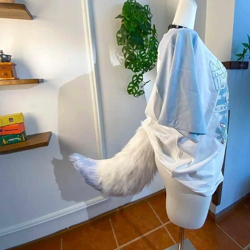 Customizable Colors/Fox Tail Wolf Tail Large 70CM Multi Color COS Manga Exhibition Handmade Beast Tail Prop 3