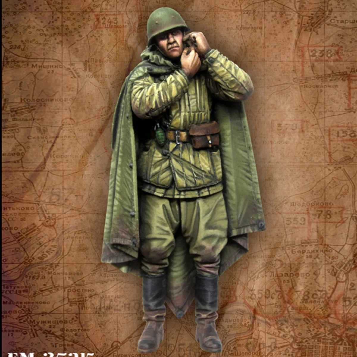 1/35 Resin Figure unpainted model Kit, military theme, Russian Infantry, unassembled and unpainted GK,838R