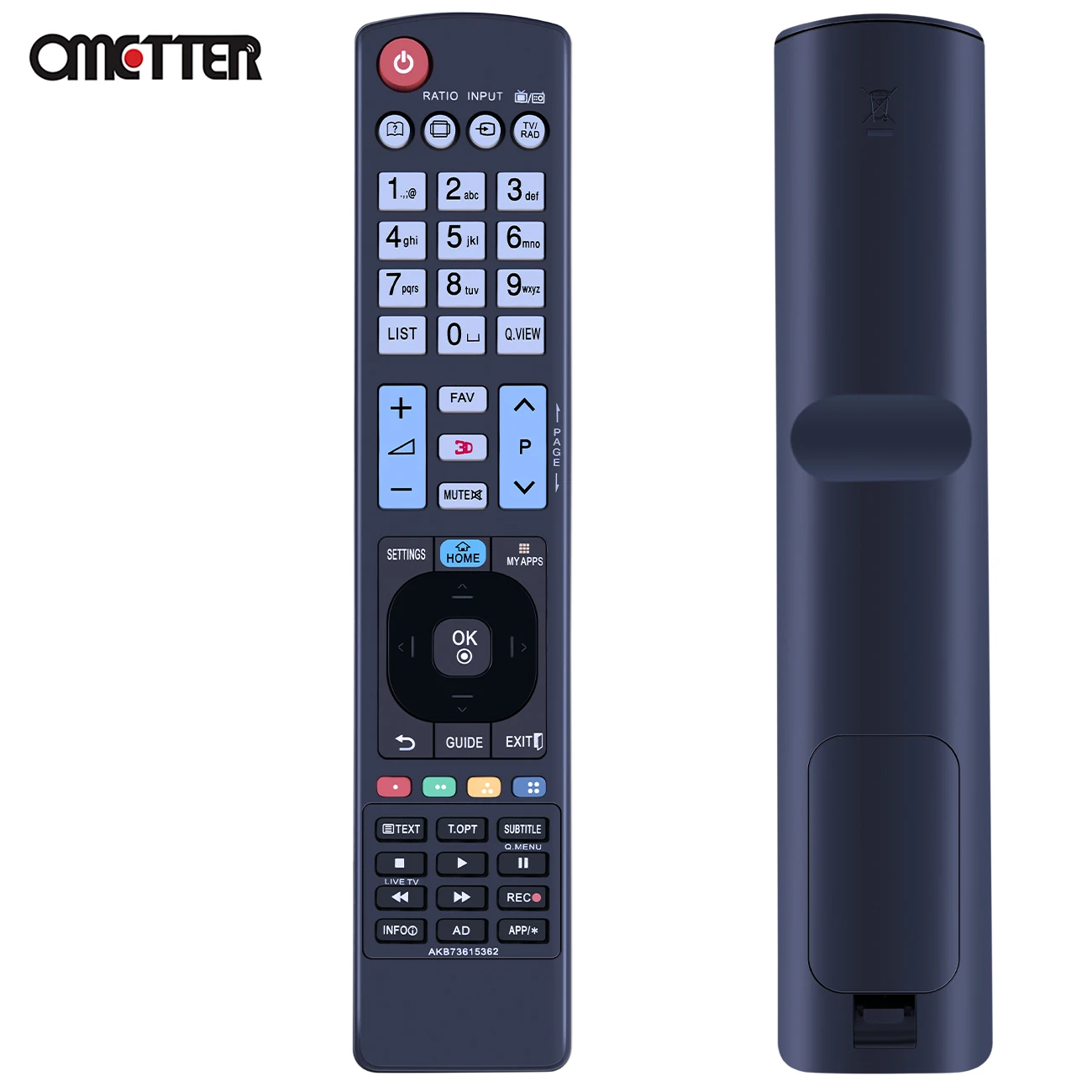 AKB73615362สำหรับ4K ทีวีจอแอลซีดีรีโมทคอนโทรล42PM470T-ZA 50PM4700-ZA 50PM470S-ZA 50PM470T-ZA 50PM6700-ZA 50PM670T-ZA 50PM670S-ZD