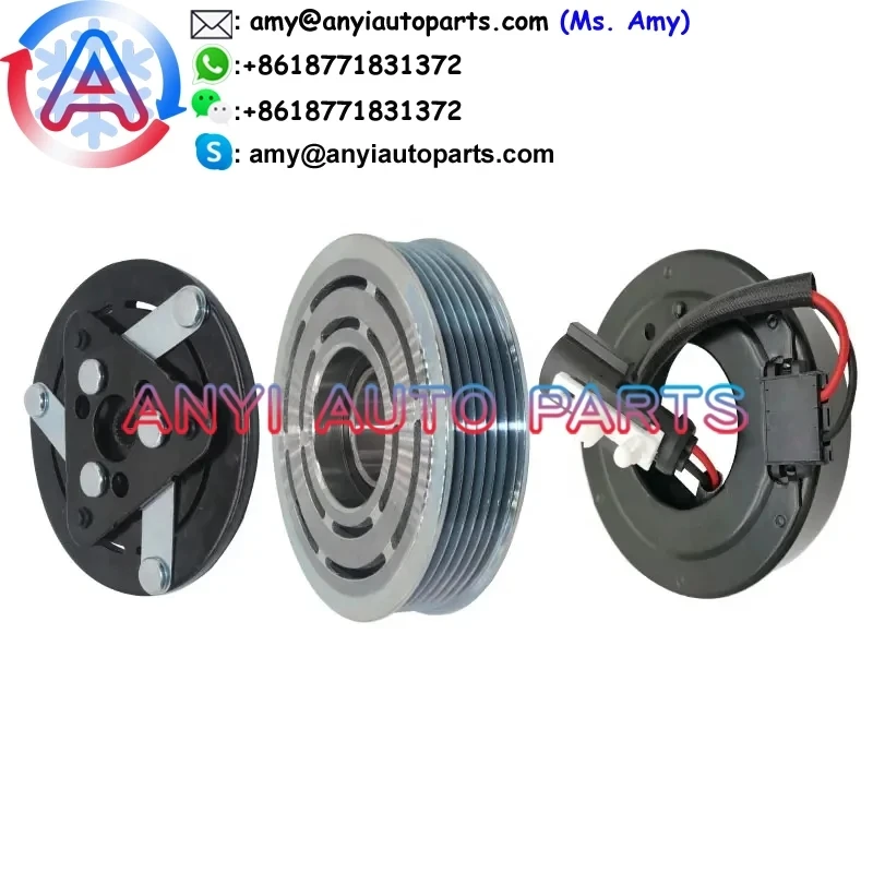 

CA8044 Clutch Assembly SANDEN 6V12 6PK for FORD MONDEO 1321791 2S6119D629AD