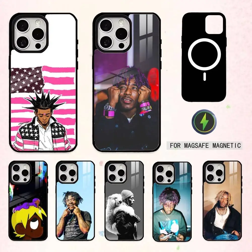 

COOL L-Lil U-Uzi Vert Phone Case For iPhone17,16,15,14,13,12,11 Plus,Pro Max Magnetic For Magsafe Wireless Charging