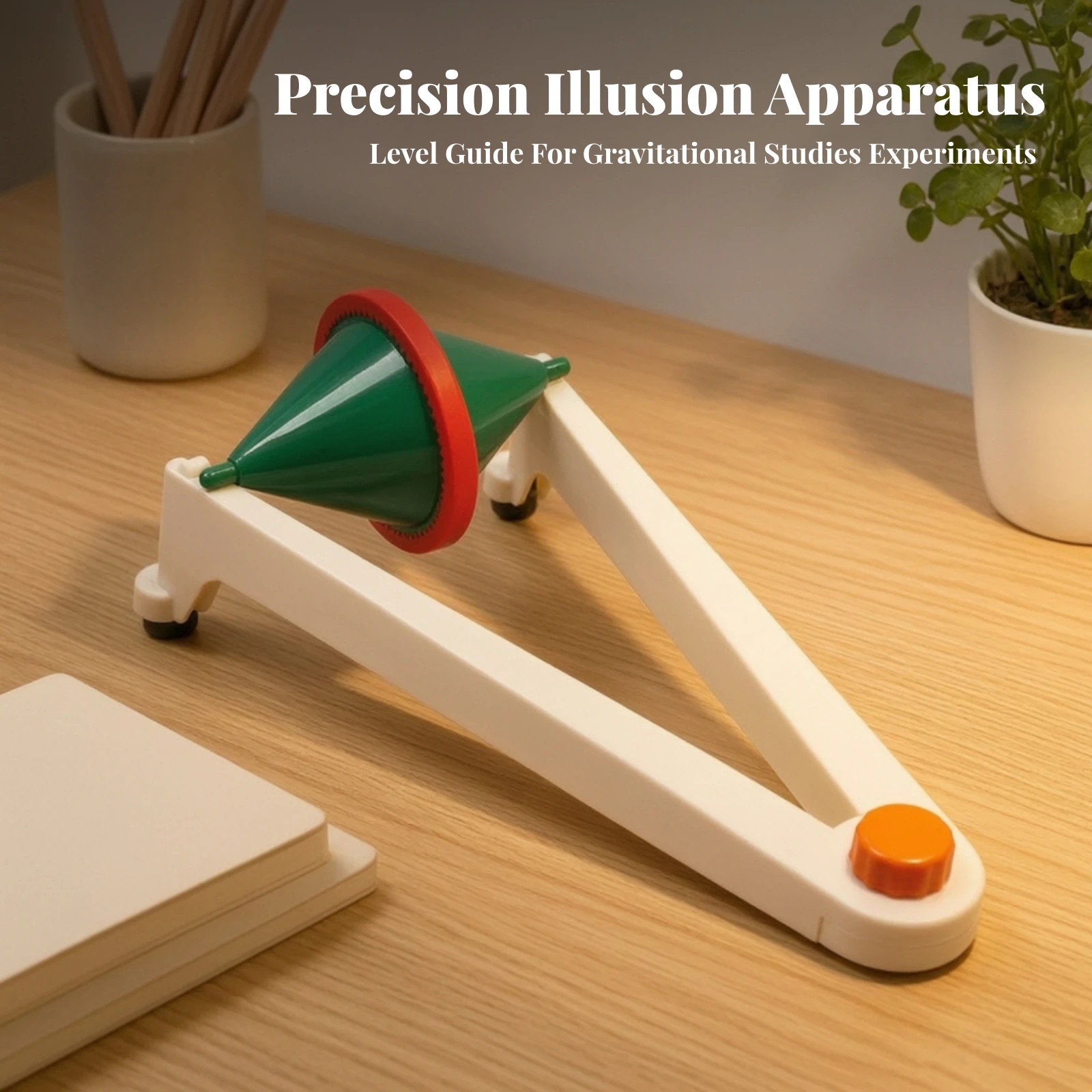 Physics Demonstrator Tabletop Uphill Roller Demonstrator Teaching Aid Educational for Teachers, Physics Laboratory, Classroom 6
