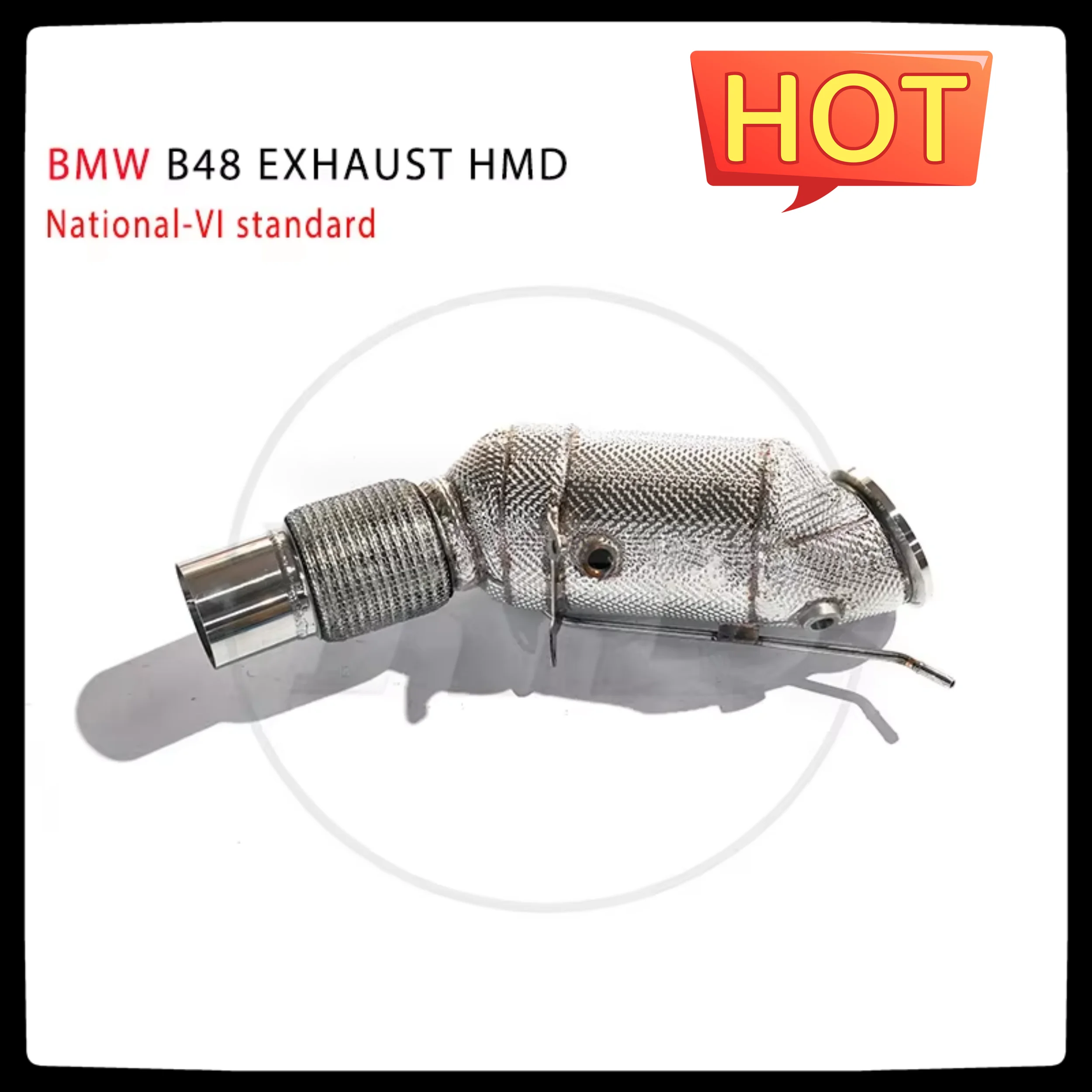 HMD Stainless Steel Exhaust System High Flow Performance Downpipe for BMW 525i 530i B48 G30 2.0T Car Accessories