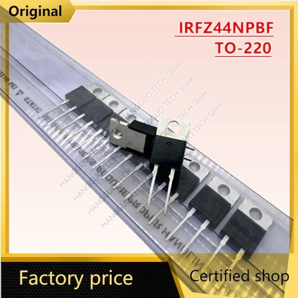 

50pcs IRFZ44NPBF TO-220 MOSFET Transistor 55V 41A FET Power Switch