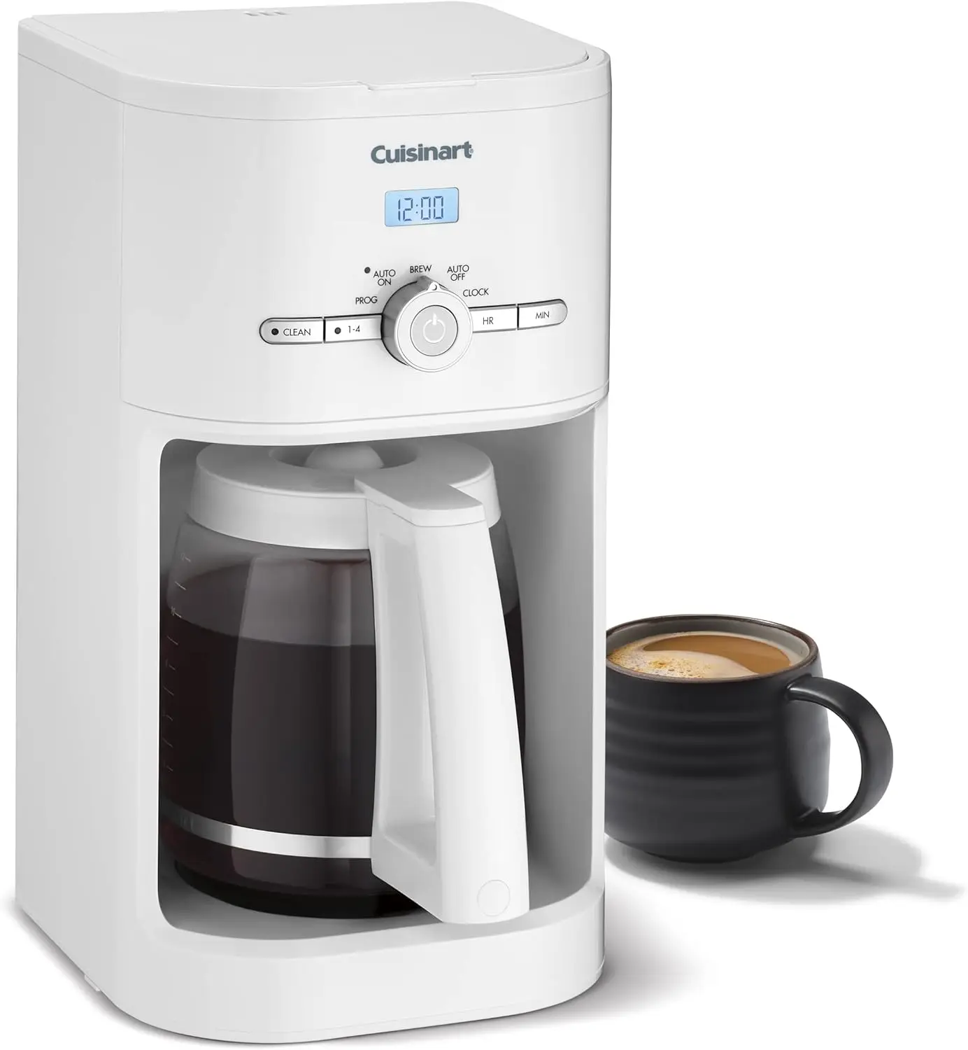 

Cuisinart DCC-1120 12-Cup Classic Programmable Coffeemaker, White, 12-Cup, Programmable