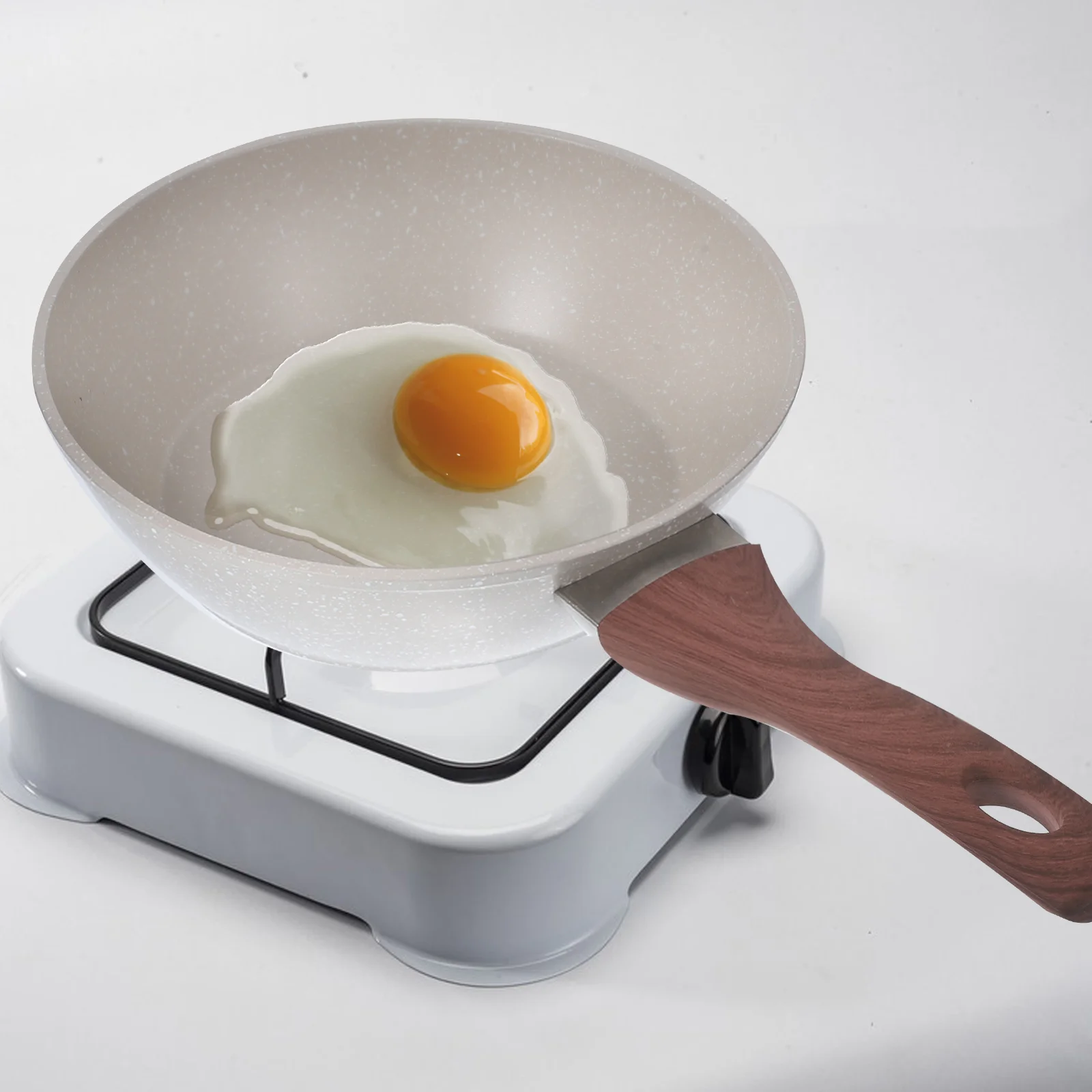 

Flat Bottom Pan 20CM Skillet Steak Egg Frying Easy Clean Omellete Nonstick Fry Pans Kitchen Nonstick Frying Pan Tools