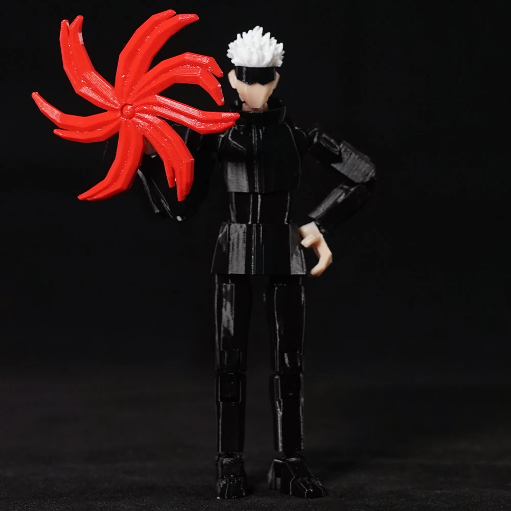 3D impreso Gojo Satoru Jujutsu Kaisen Anime multiarticulado Shapeshift juguetes figuras de acción maniquí modelo adornos regalos