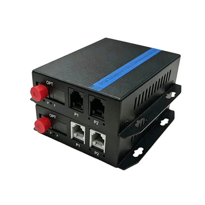 【VALUE MONEY】Convertisseur de média Ethernet, transmetteur-récepteur optique téléphonique 1-2 voies, interface FC, convertisseur PCM pour communication