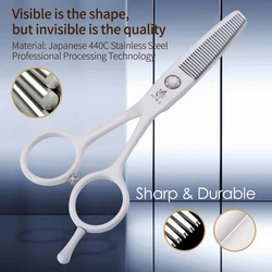 Fenice professional 5.0 inch Pet Grooming Scissors Dog/Cat Animals Thinning Shears Dog Scissors Thinning Rate 25-30%