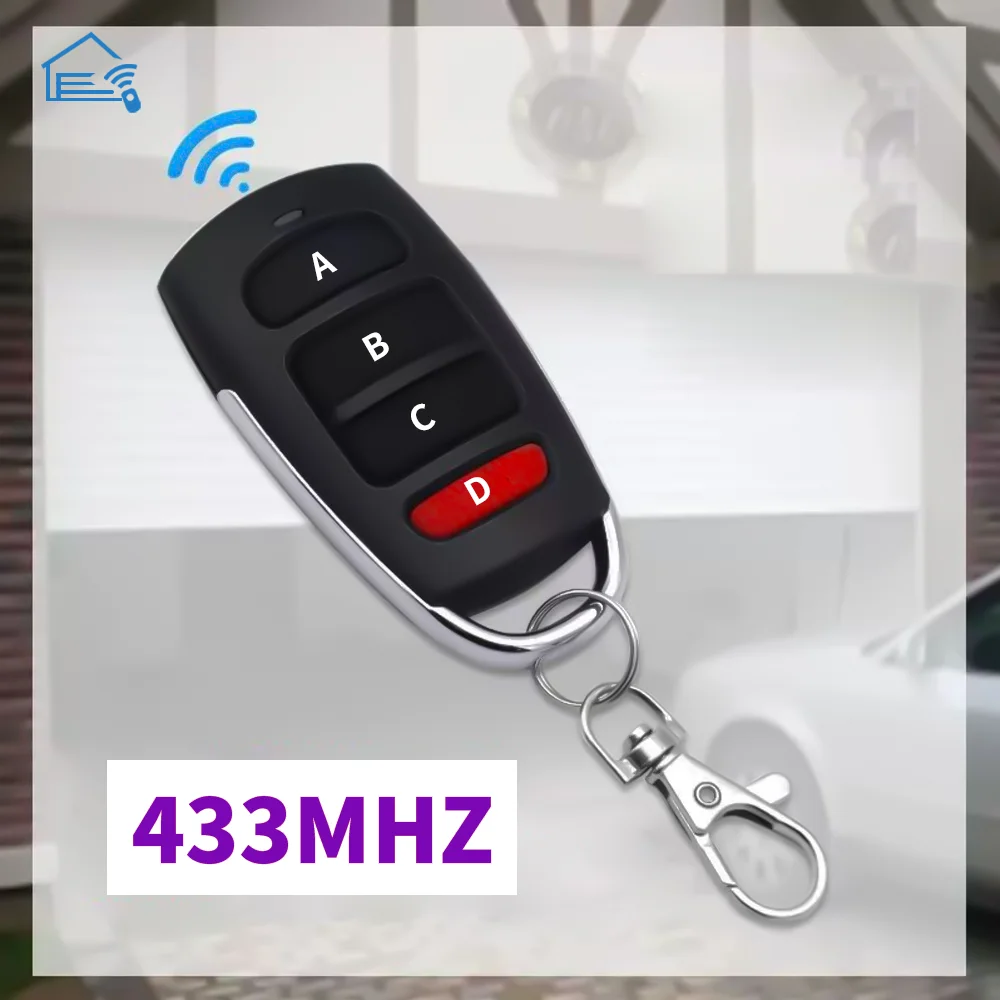 Wireless RF 433mhz Remote Control Copy Code Garage Door Gate Duplicator 433 Mhz Key Remote Opener