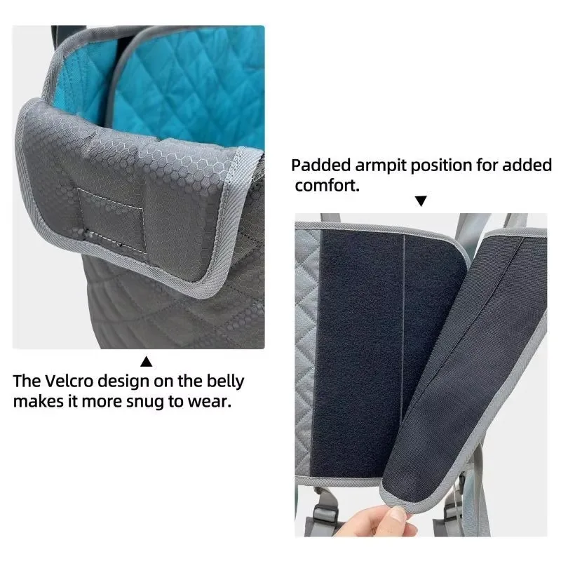 Walking Sling for Patient Disabled Rehabilitation Training, Patient Lift Transfer Sling Elderly Mobility Medical Lift Accessory