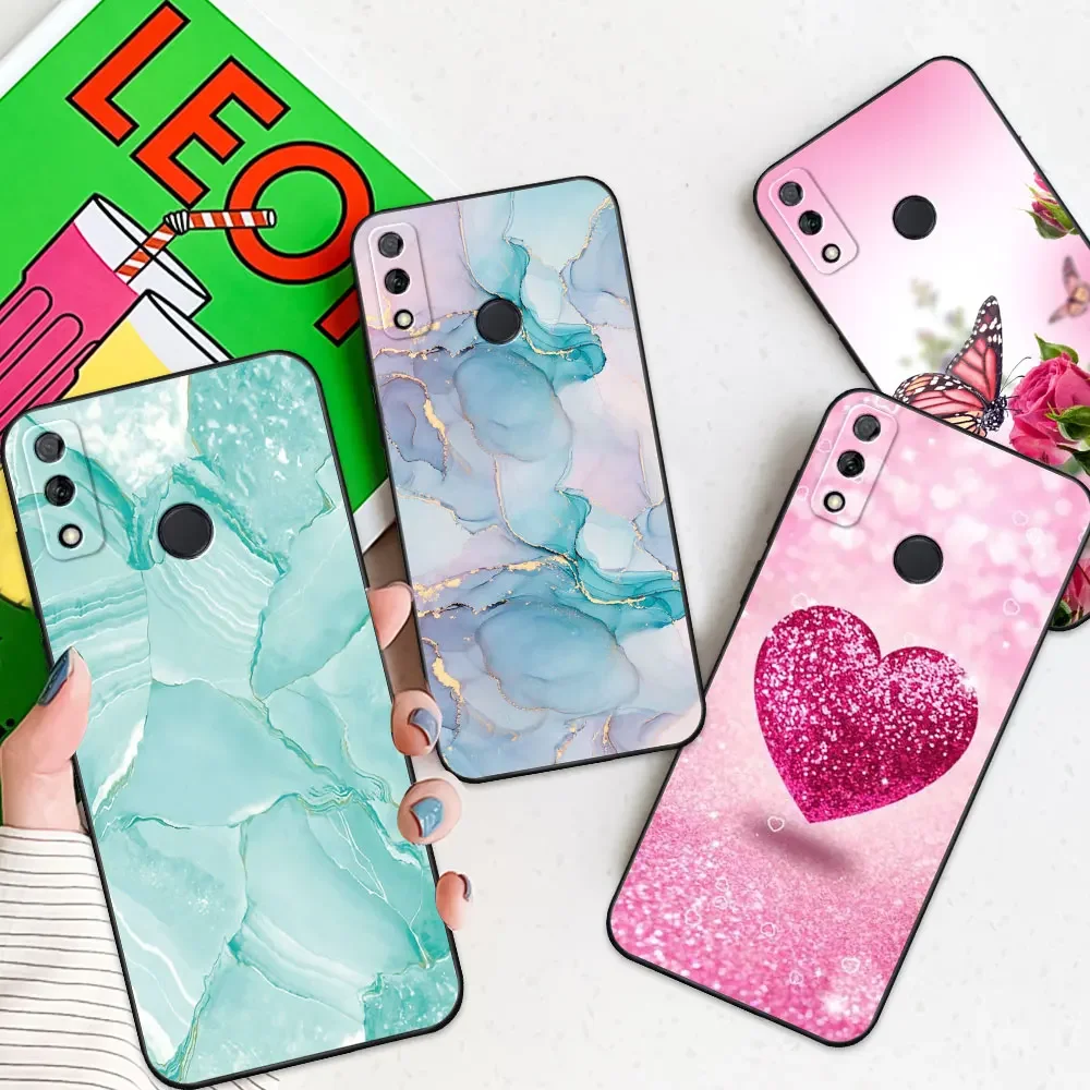 Case For Huawei Y8S Coque JKM-LX1  TPU Soft Silicone Funda Phone Case For Huawei Y8P Back Cover Marble Capa Bumper Shell