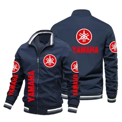 2023 New Trendy Mens Yamaha Logo Motorcycle Jacket Casual Baseball Uniform Custom Racing Team Men Clothing Oversized Jacket Coat